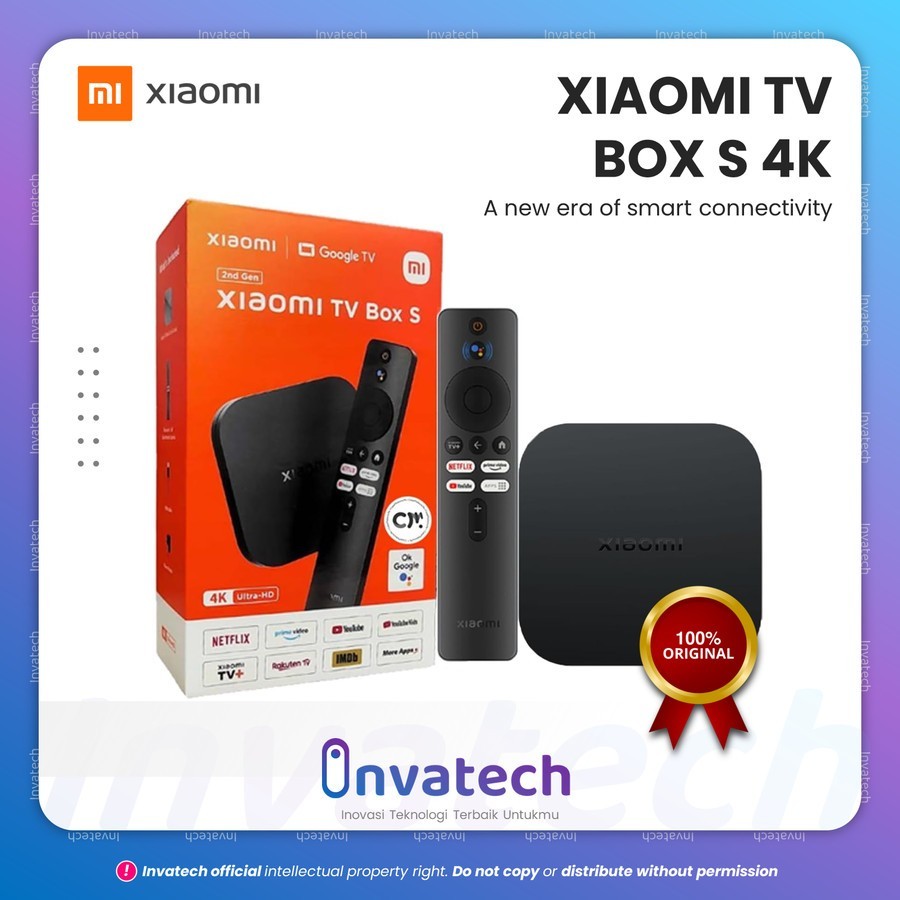 TV Box S 2nd Gen│4K Ultra HD Streaming Media Player Quad-core Cortex A55 BT5.2 Smart TV Box 4K Stick