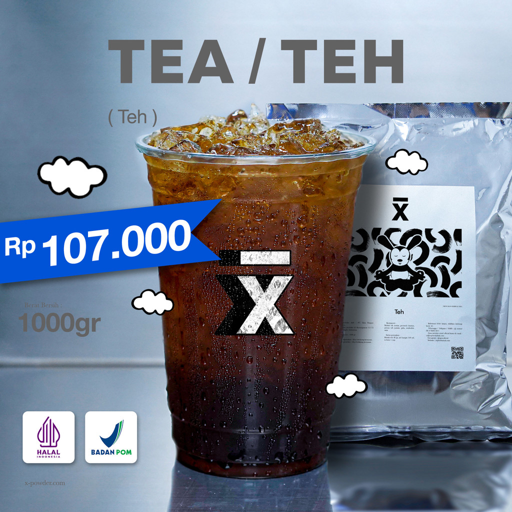 

X Powder - Bubuk Minuman Jasmine Tea 1.000gr / 1kg