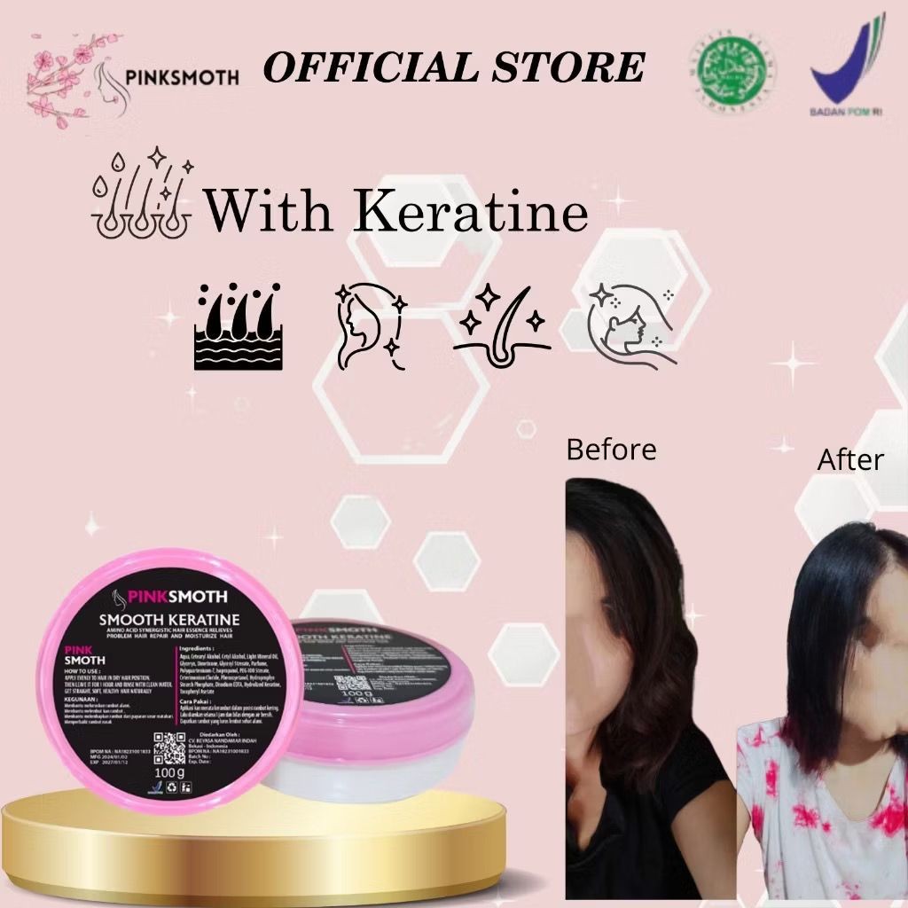 Faradisa Beaute PINKSMOTH - 1PCS PELURUS RAMBUT TANPA CATOK TRAVEL SIZE 100Ml