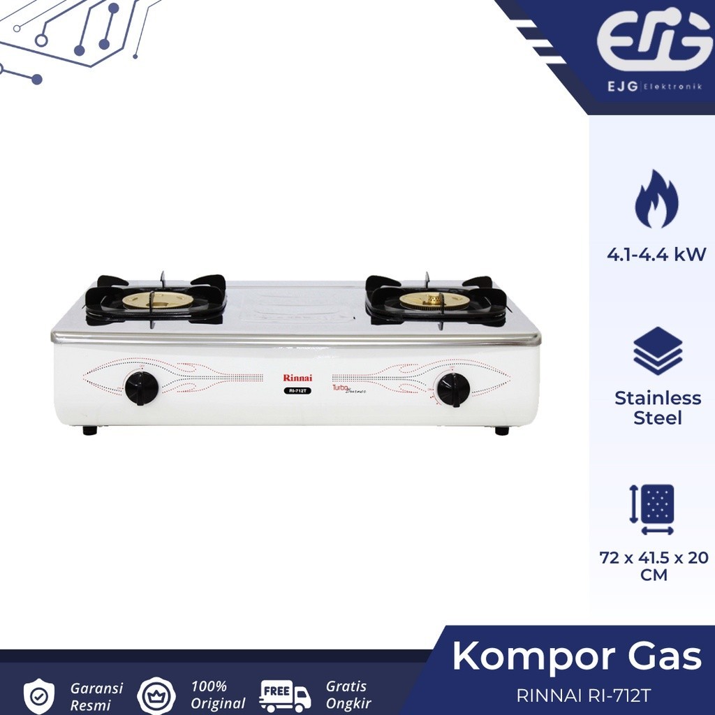 KOMPOR RINNAI RI 712T 2 TUNGKU RI 712 T