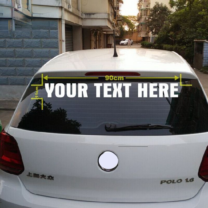 Stiker Mobil Cutting Sticker Body Dan Kaca Mobil NAMA Custom SESUAI PERMINTAAN Bahan Waterproof