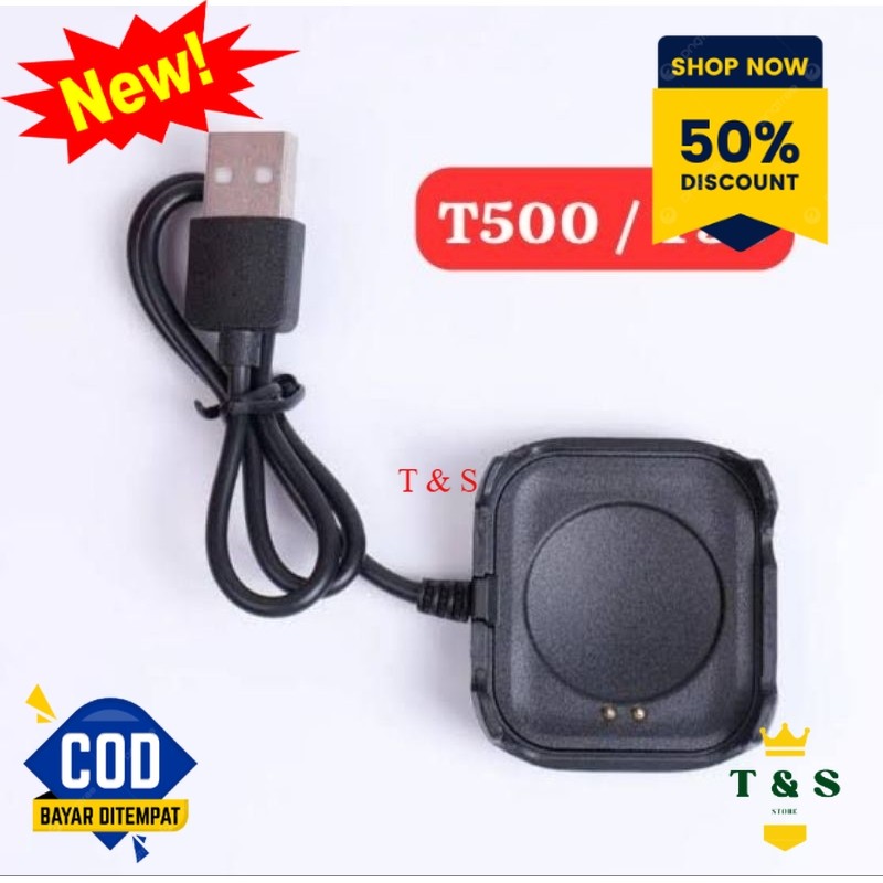 Kabel Cas Charger Smartwatch Segi T500/T55/X7/Z66 Ultra