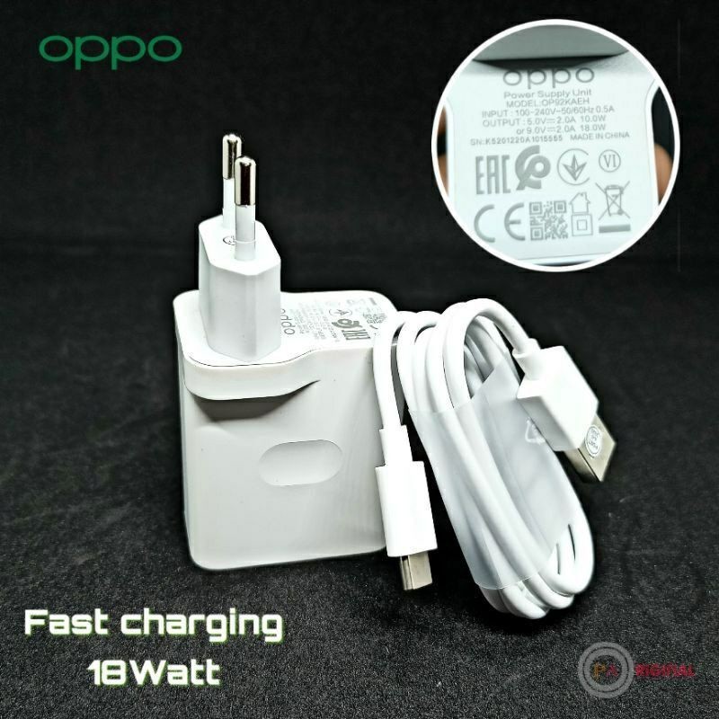 A/G- CHARGER HP OPPO  ORIGINAL 4A. SUPPORT USB TYPE C  A52020 A9202 A33 A53 A92 A52 A54 RENO 4 RENO 