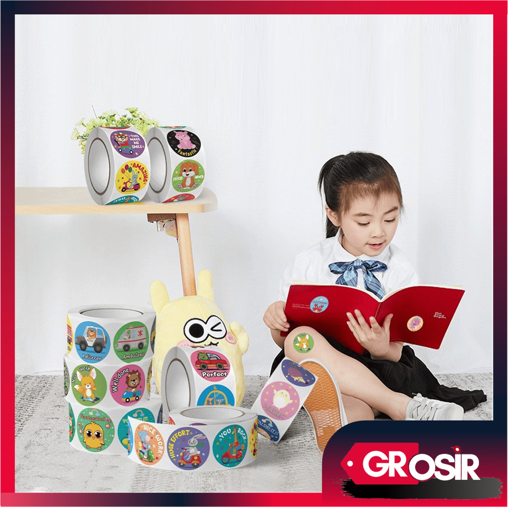 

Grosir - 6593 Stiker Makanan 500 PCS Selamat Menikmati / Roll Bulat Variatif / Label Usaha Keci / Sticker Bulat Roll Makanan Kue Terima Kasih