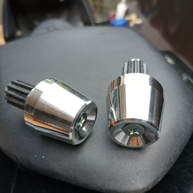 Jalu Stang Chrome Model Pcx Full Aluminium Chrome Padat Anti Karat Universal Motor Bisa Untuk Semua 