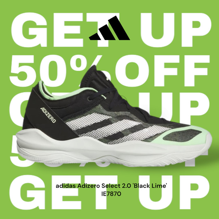 adidas Adizero Select 2.0 'Black Lime' IE7870 TrusteedGlory Tebus Murah