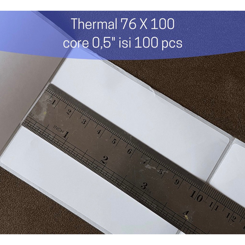 

Label Thermal 80x100 80mm 80 x 100 - 76x100 mm 76 x 100 isi 100 pcs
