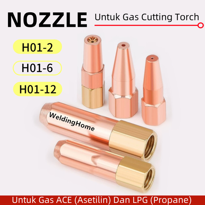 MA529 Nozzle Propane LPG Gas Welding Nozzle Las Tips Pemegang untuk H01-2 H01-6 H01-12 LPG dan ACE