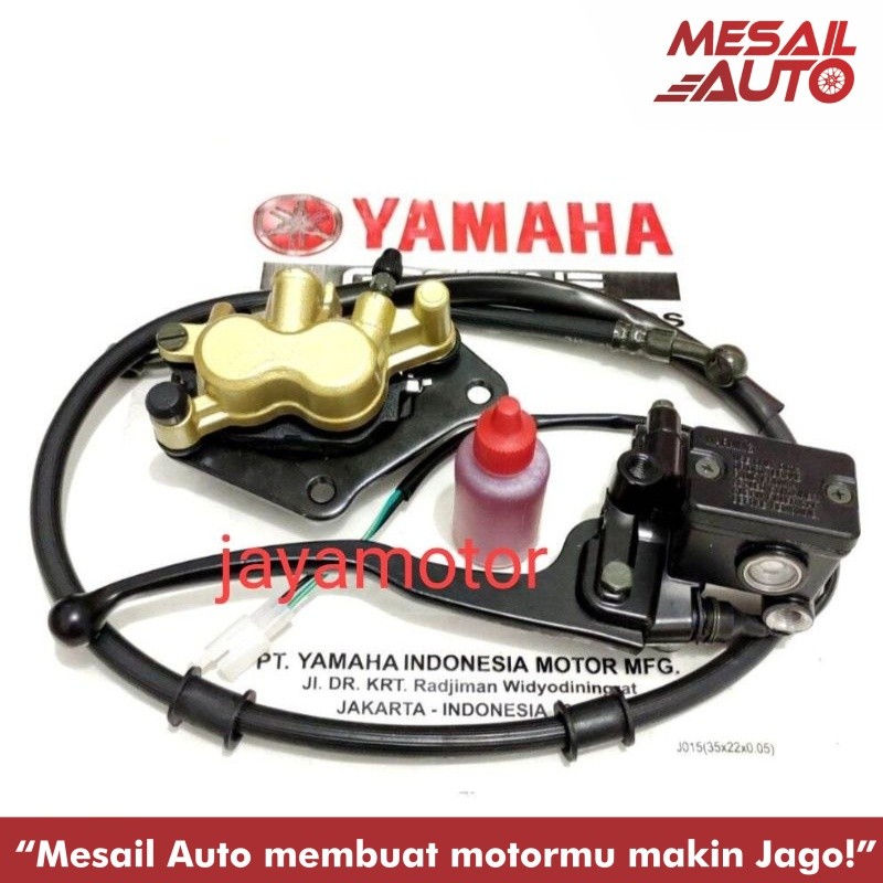 minyak rem+selang rem+master rem set+kaliper depan Yamaha byson