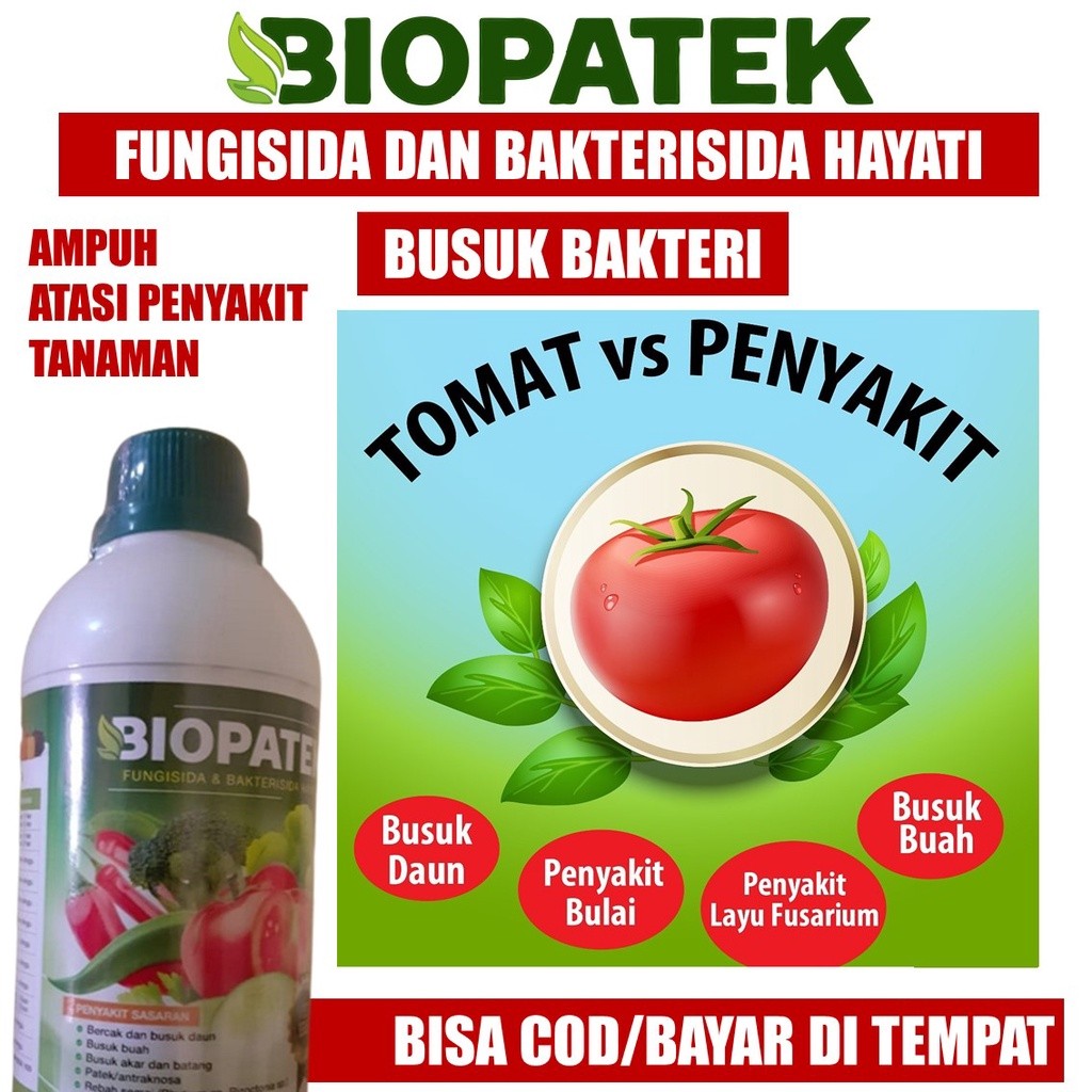 Promo BIOPATEK 500 ML /fungisida bakterisida/fungisida Tomat alami/pupuk organik cair/fungisida BIOP