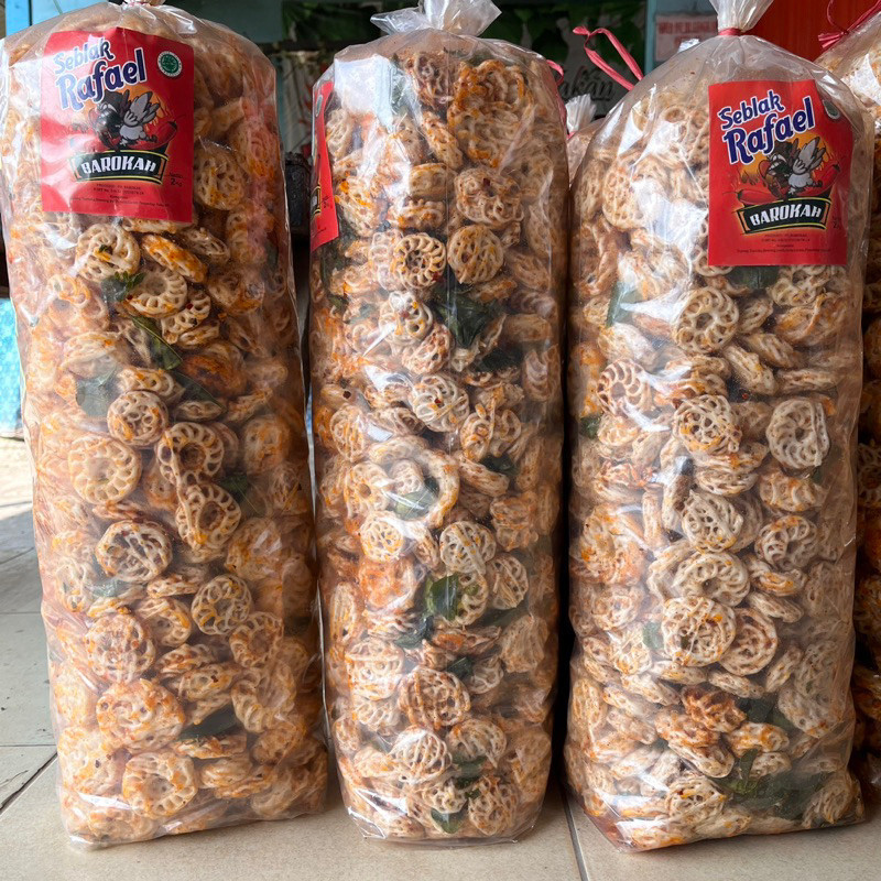 

1 BAL 1,8kg KRUPUK VIRAL RAFAEL PUTIH RENYAH ASLI BANDUNG