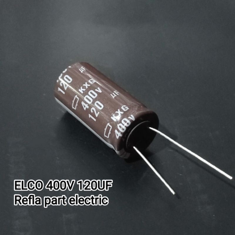 CAPACITOR ELCO 400V 120UF