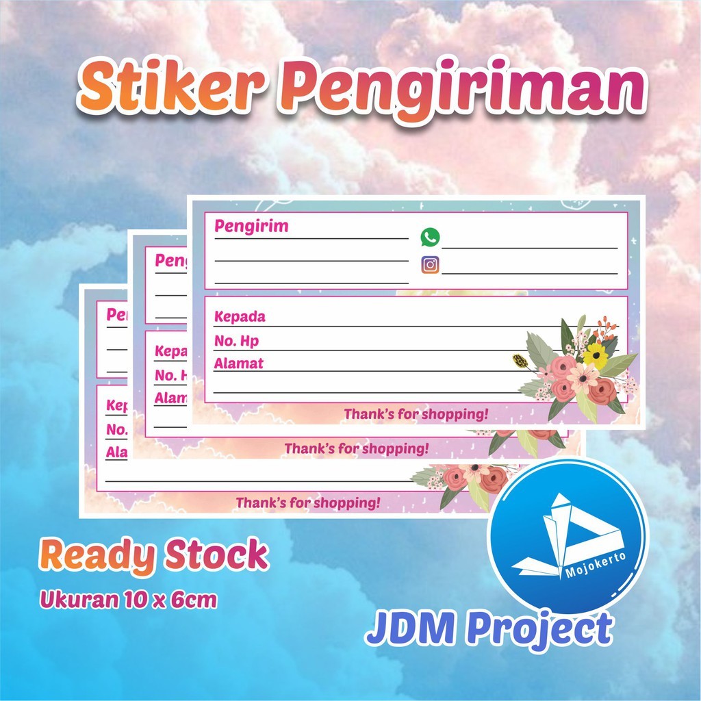 

Cetak Kilat - STIKER PENGIRIMAN ONLINE SHOP OLSHOP