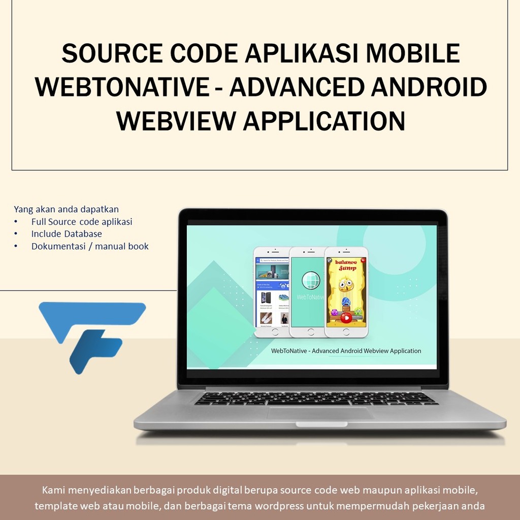 SOURCE CODE APLIKASI MOBILE WEBTONATIVE - ADVANCED ANDROID WEBVIEW APPLICATION