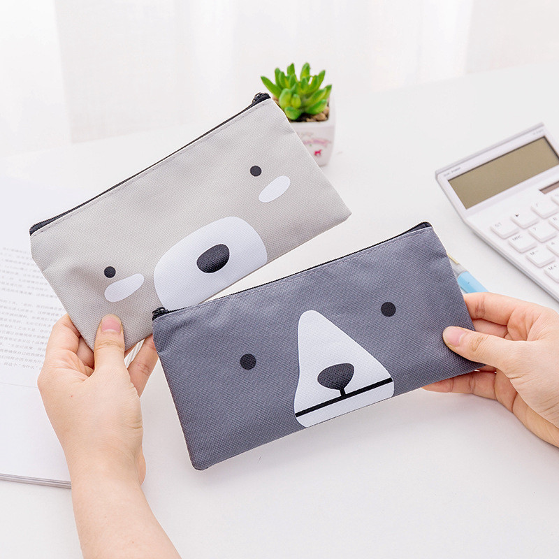 

Tempat Pensil Pulpen Kain Kanvas Karakter Hewan Lucu Kotak Pensil Serbaguna Motif Animal Dompet pouch make up kosmetik wanita Import - pedagangonline017