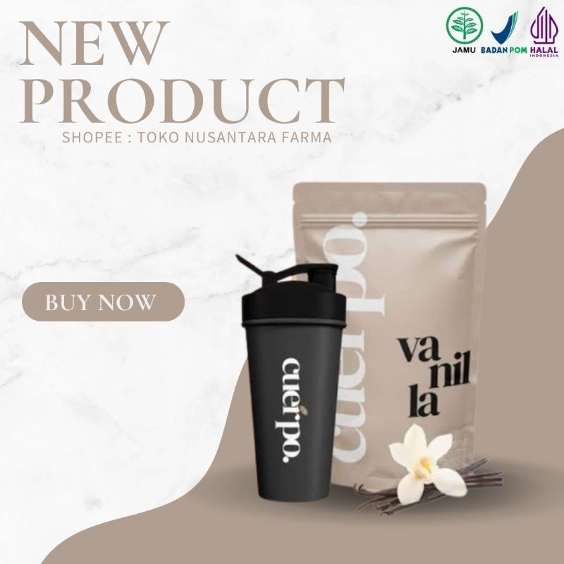 

PROMO LIVE Cuerpo Tinggi Kalori - Cuerpo Susu Tinggi Kalori Rasa Vanilla 960 Gram