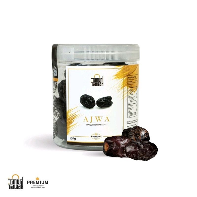 

KURMA AJWA PREMIUM TIMUR TENGAH 250GR - KURMA NABI