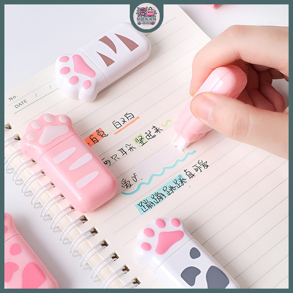 

RO Tip Ex Pita Koreksi Bentuk Telapak Kaki Kucing Correction Tape