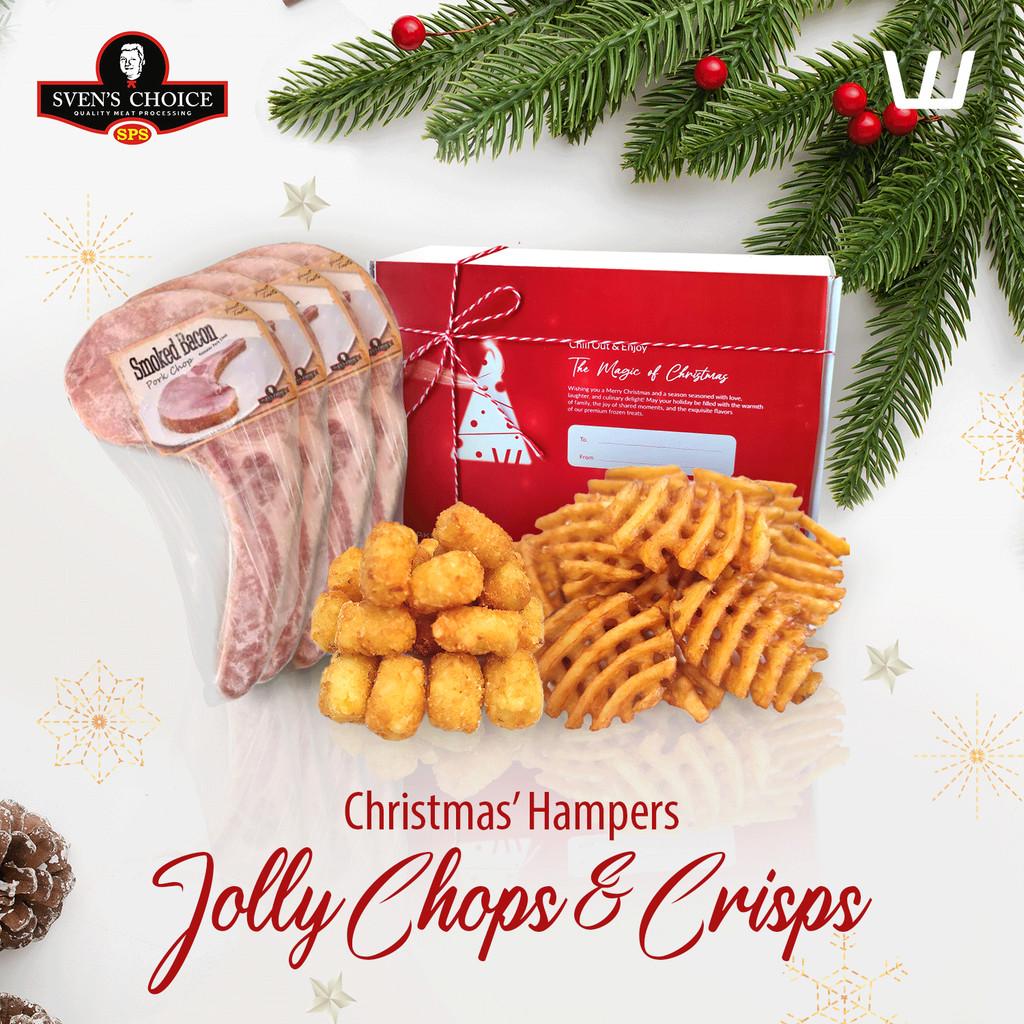 

Jolly Chops & Crisps Christmas New Year Hampers