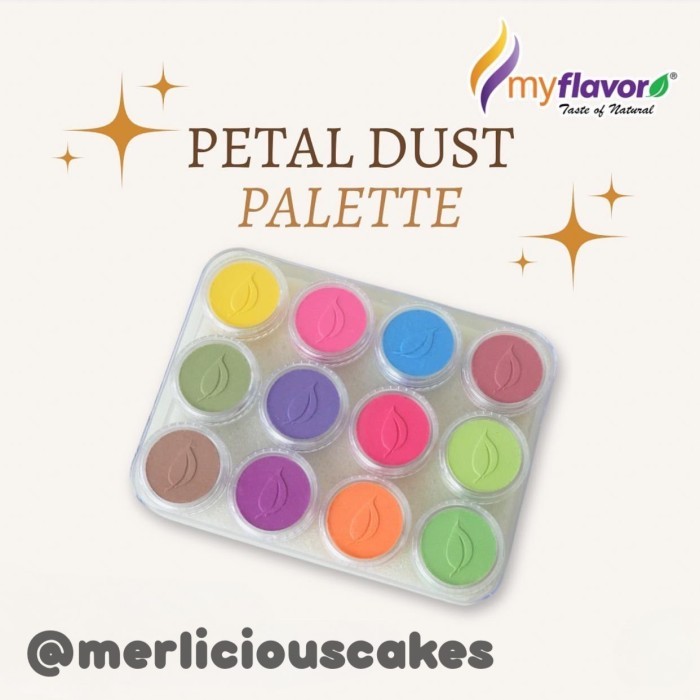 

My Flavor 12 Pcs Set Compressed Petal Dust Palette