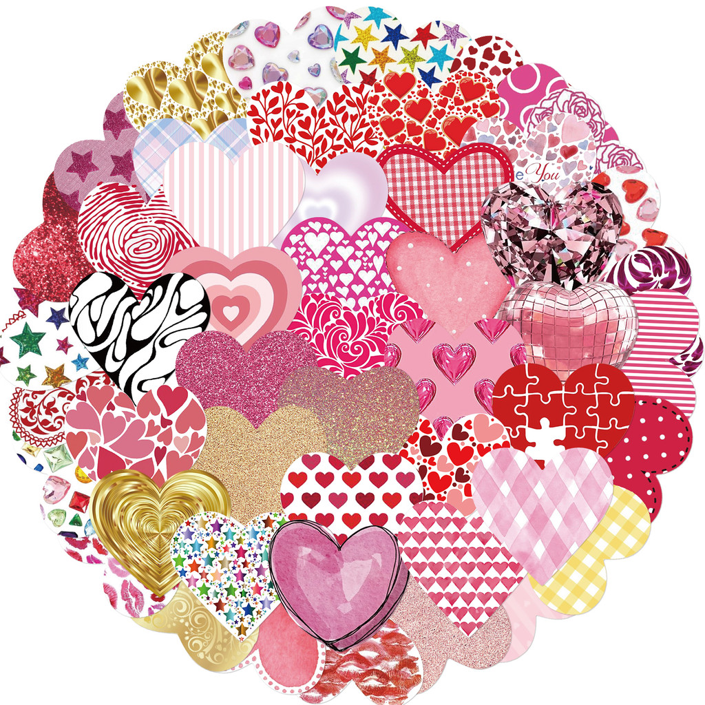 

50PCS Mother’s Day Love Stickers DIY Diary Laptop Luggage Skateboard Graffiti Decal Fun Children’s Classic Toy