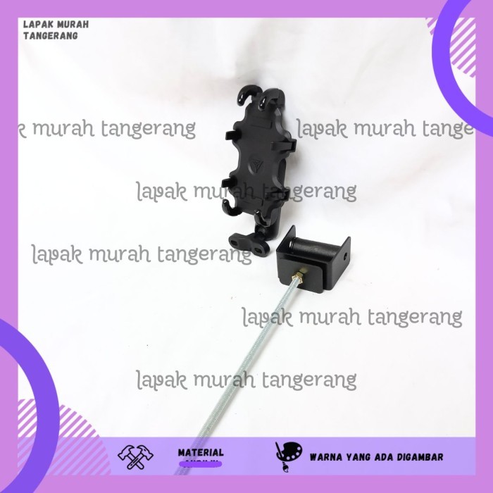 PAKET HOLDER GPS HP NINJA GSX CBR ZX25R PHONE HOLDER MOTOWOLF ALUMUNIUM STANG MOTOR BRAKET BRACKET B