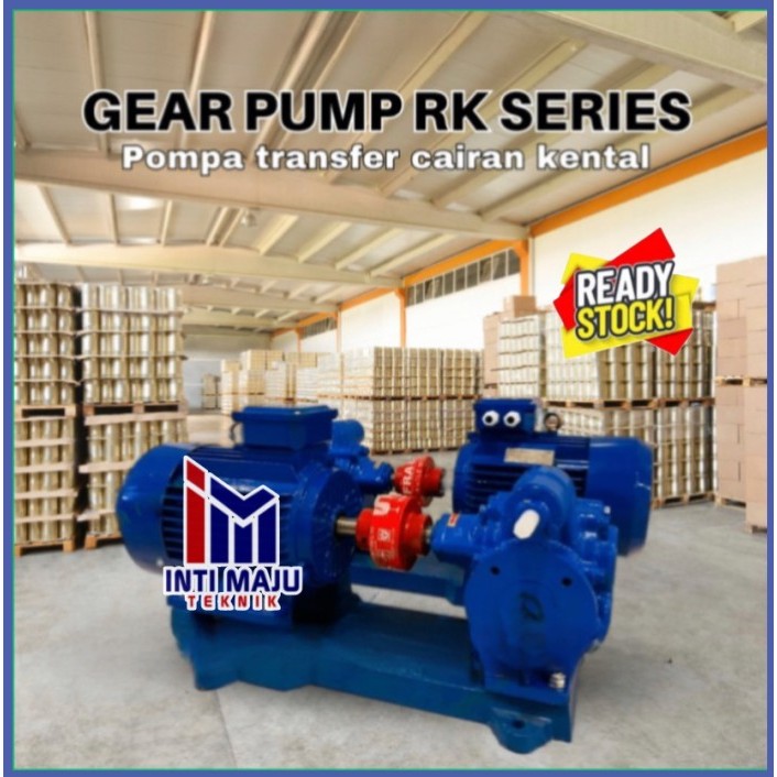 Pompa Oli Gear pump Type RK 83.3liter/menit merk Rotor 2.2kw 3phase
