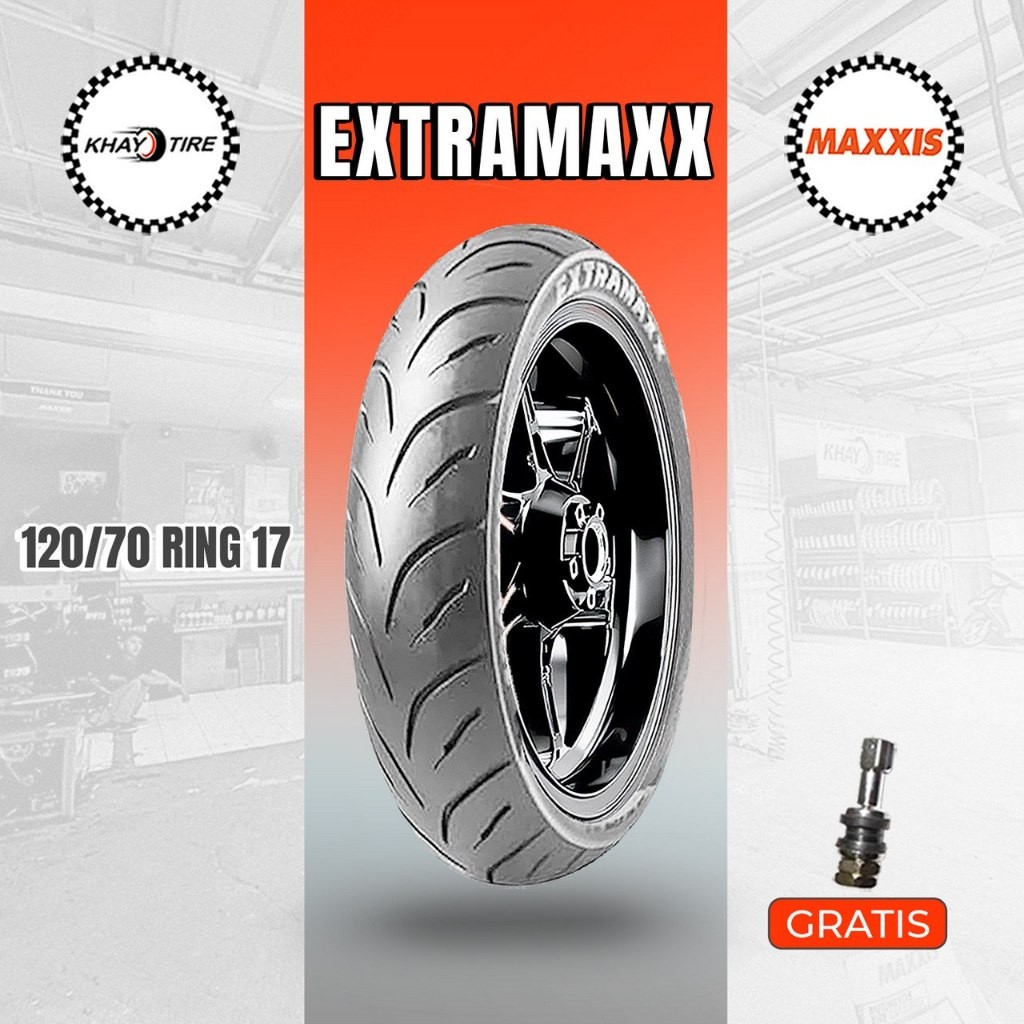 Ban Motor SPORT - SUPRA GTR - SUPERMOTO MAXXIS EXTRAMAXX 120/70 Ring 17 Tubeless