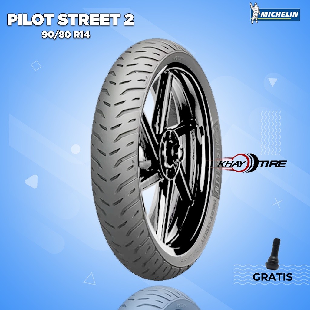 Ban Motor Matic MICHELIN PILOT STREET 2 90/80 Ring 14 Tubeles