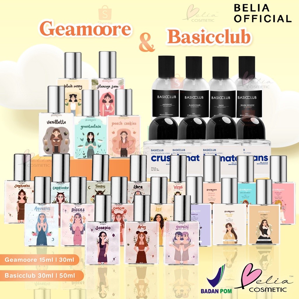 ⭐manukanmall⭐ GEAMOORE & BASICCLUB Inspired Perfume Spray 15ml & 30ml | Parfum Zodiac | Parfum Unise