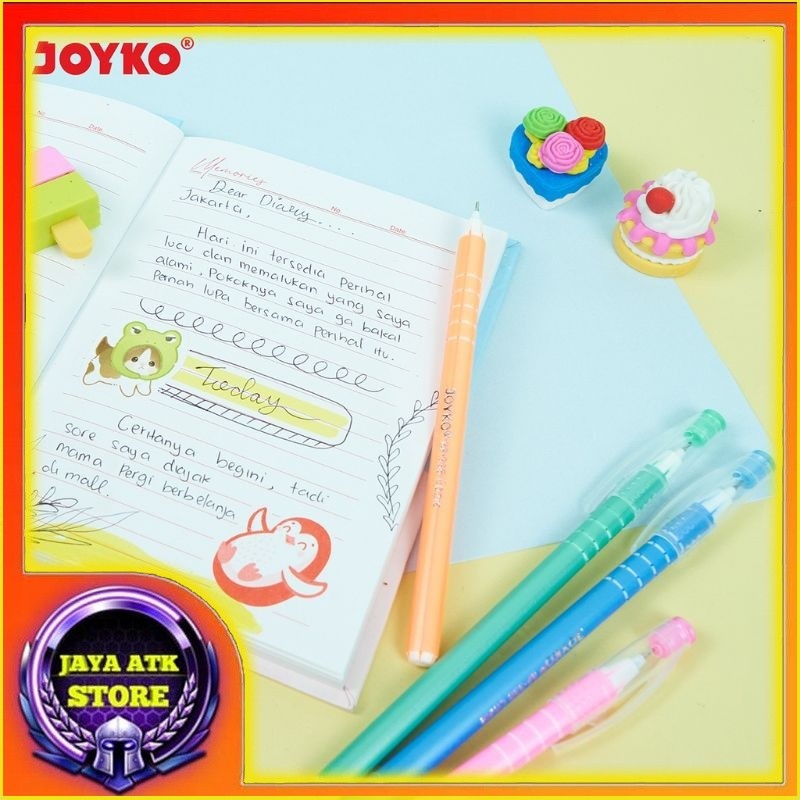 

Bolpen Cozie JOYKO BP-335 0,5 Mm Needle Tip Ink Oil Base Ecer