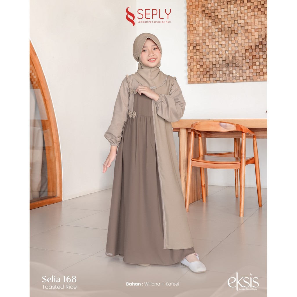 SEPLY Baju Muslim Anak Gamis Anak Eksis 263 Toasted Rice