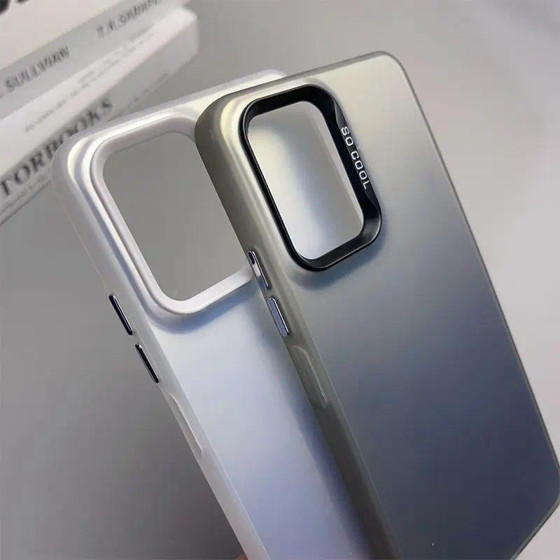 For Xiaomi 10 lite Xiaomi Mi 10 Lite 5G mi 10 lite Phone Case Frosted Anti-Slippery Metal Film Simpl