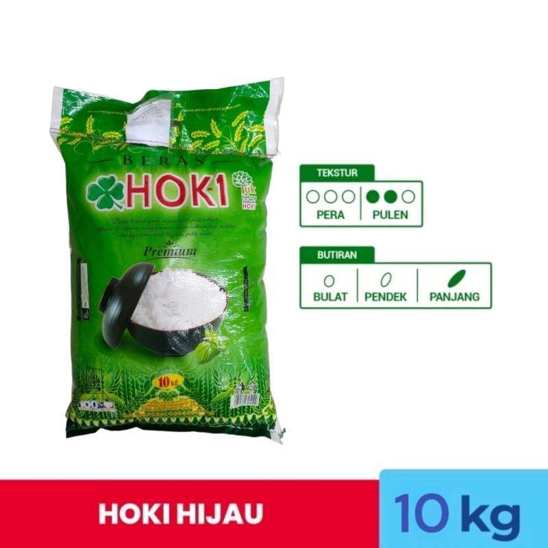 

Topi Koki Beras HOKI Hijau 10 kg