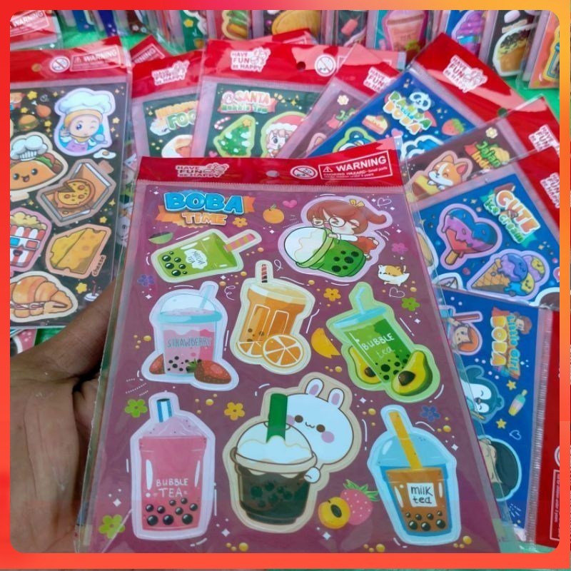 

SATUAN 1 BIJI MAINAN STIKER BUSA FANCY STICKER FOAM DG