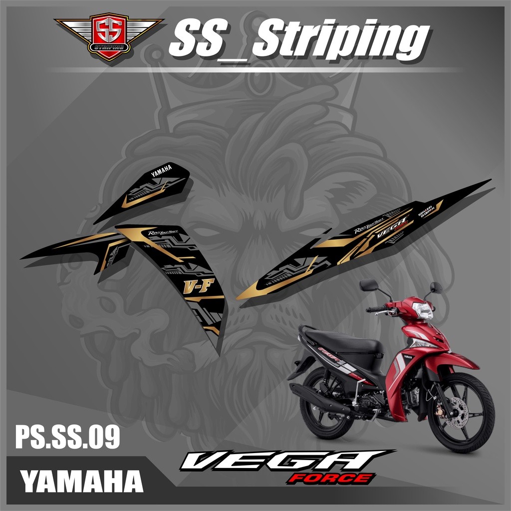 Stiker Striping List Variasi Vega Force - Striping Vega Force Motif Terbaru