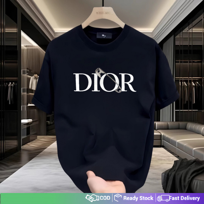 kaosKaos Pria DIOR, Produk Baru Pertama di Musim Panas, Versi Premium dari Kaos Lengan Pendek DIOR, 