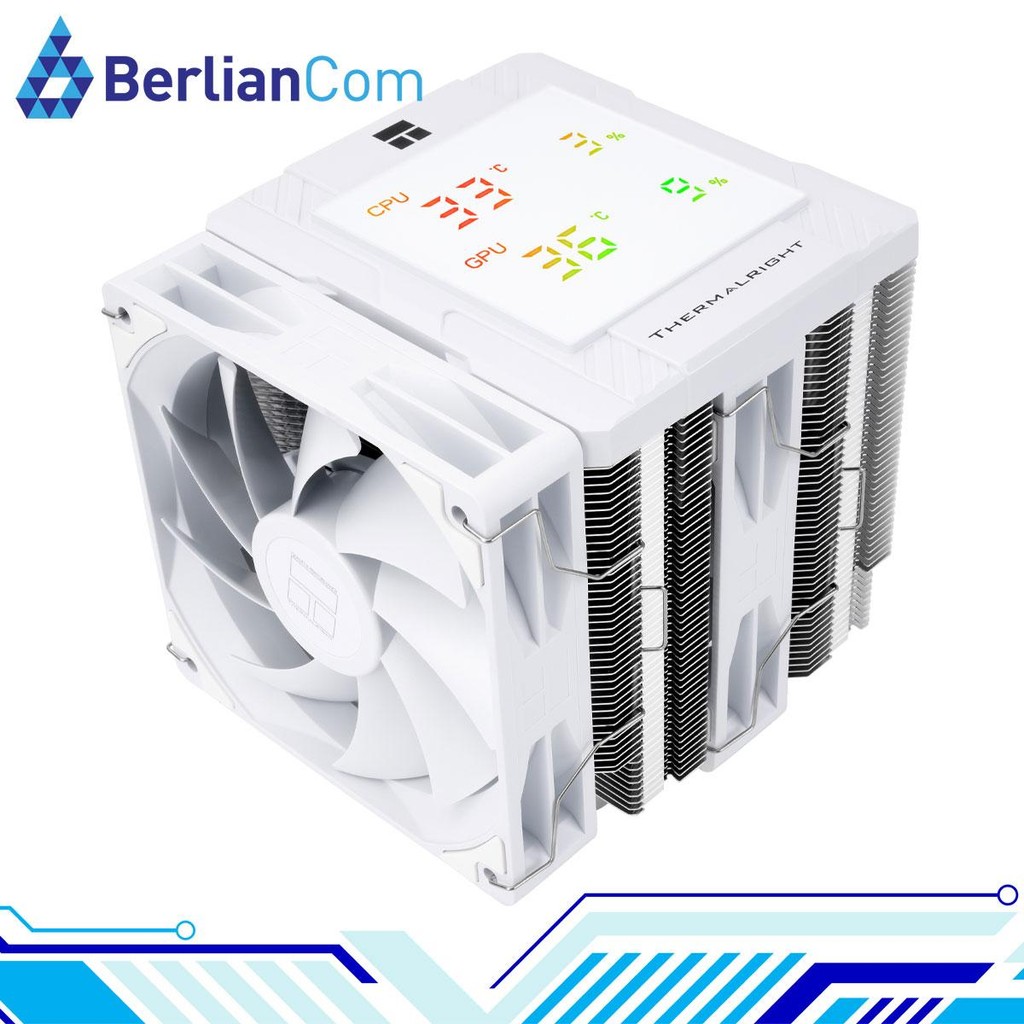 THERMALRIGHT Peerless Assassin 120 DIGITAL WHITE CPU Cooler Dual Tower 6 Heatpipe Intel AMD