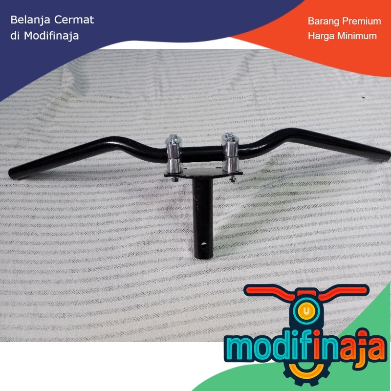 Paket Stang RZR Roadrace Dudukan Stang Batman Motor Bebek Matic Universal