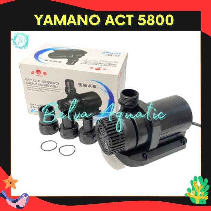 Yamano ACT 5800 Low Watt Pompa Mesin Kolam Aquarium Hidroponik - YAMANO ACT 5800