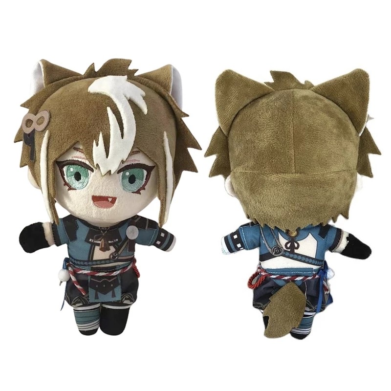 20cm Anime Game Genshin Impact Gorou Plush Doll Pillows Cosplay Cartoon Props accessories Christmas 
