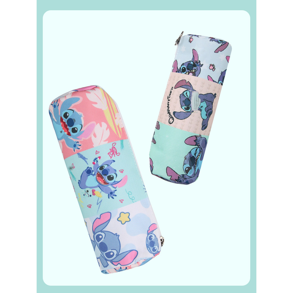 

MINISO Disney Anime Lilo & Stitch Pencil Case Stitch Print Pen Bag Cartoon Students Storage Bag Stationery Toy Gift