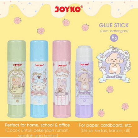 

JOYKO Glue Stick Lem Kertas Batang Joyko GS-116 8gr Sweet Day | ACC Blessingmask