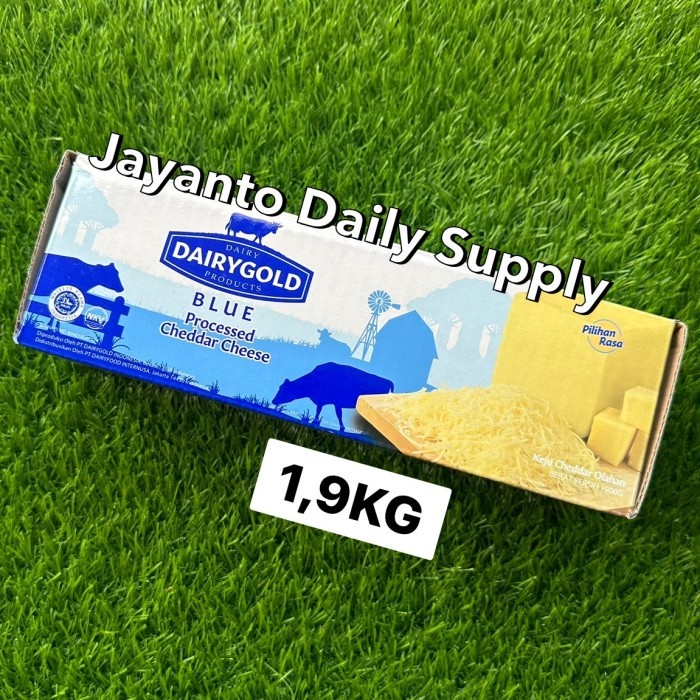 

DAIRYGOLD CHEDDAR 2KG / KEJU CHEDDAR OLAHAN - 100% HALAL