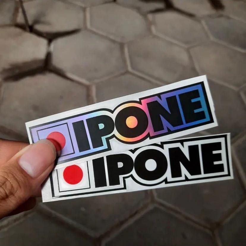 IPONE STIKER AESTHETIC LAPTOP, AKSESORIS HP, ANTI AIR, MOTIF,HELM,TUMBLER IPONE