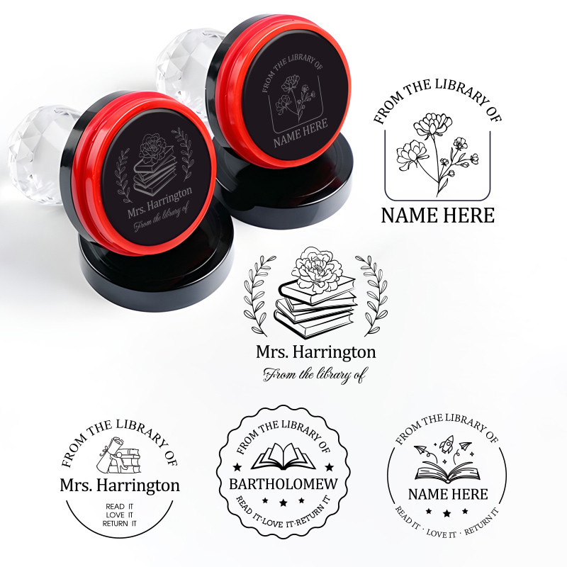 

Custom Book Stamp Personalized Self Inking Wedding Stamp Customized Photosensitive Seal Wedding party Invitation letter logo