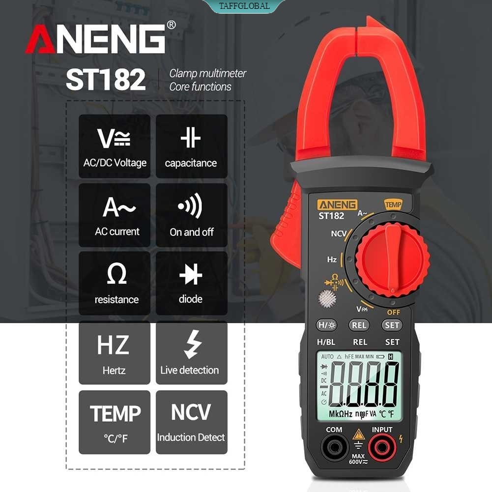 ANENG Digital Multimeter Voltage Tester Clamp Meter Auto Shutdown - ST182