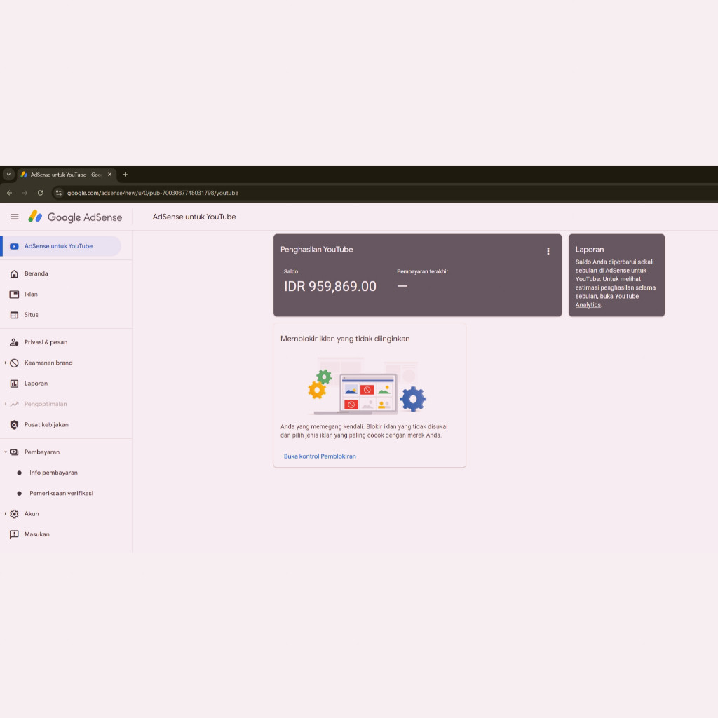 ADSENSE PIN BERSALDO
