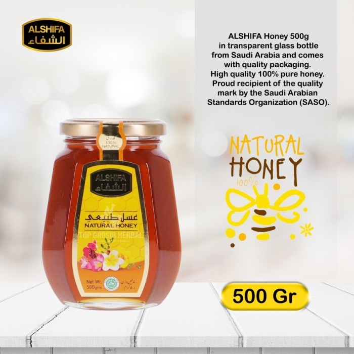 

Madu Arab Asli Al Shifa / Alshifa / Al Shifa 1kg / 1 kg Original - 1 BOTOL 500gr