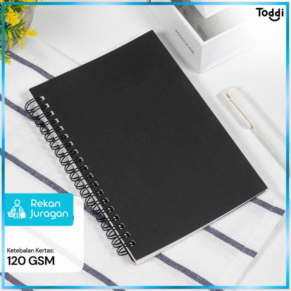 

Toddi Buku Jurnal Softcover Notebook Diary 120GSM 96 Halaman Blank - BQ-N14
